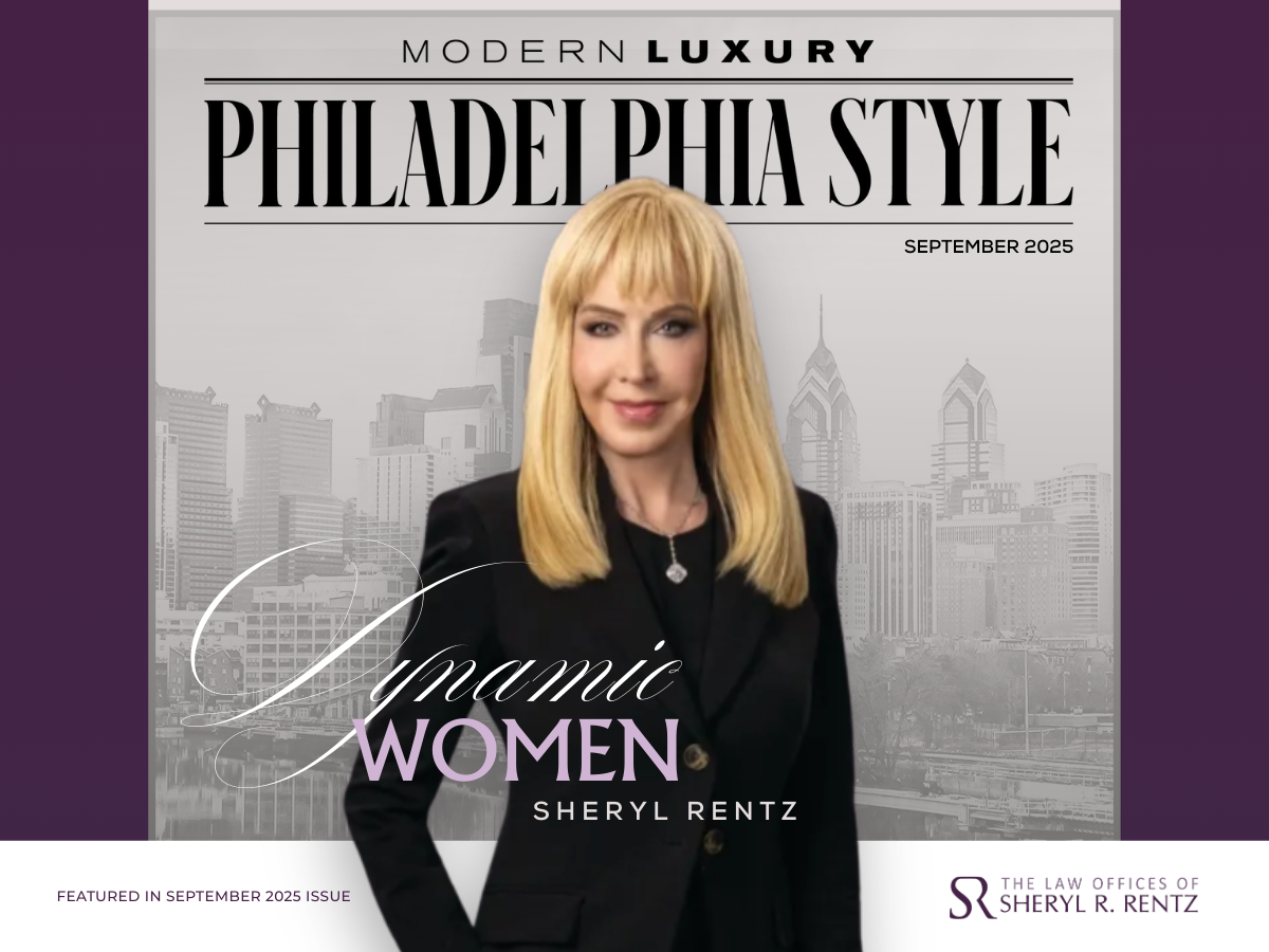 Sheryl R. Rentz Featured in Modern Luxury Magazine in Philly